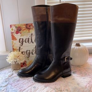 Ralph Lauren Madison Leather Riding Boots